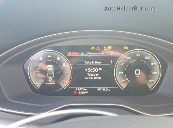 WA16AAFY7P2069870 2023 AUDI Q5 Gray Widok tylnych siedzeń