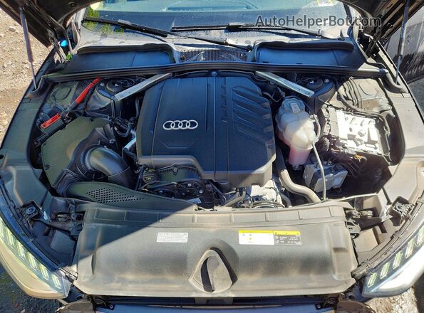 WA17AAF43PA009964 2023 AUDI A4 Charcoal Vista del compartimento del motor