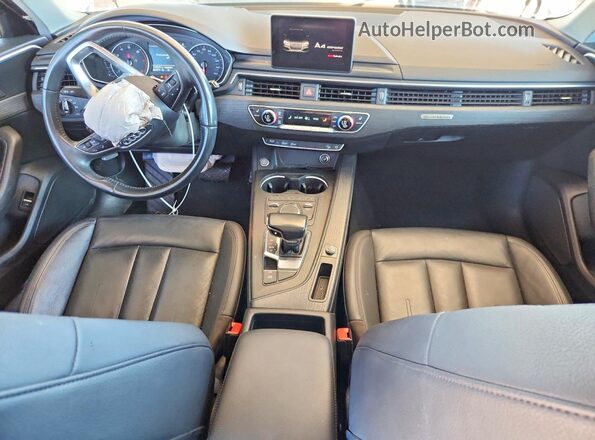 WA17NAF44HA062825 2017 AUDI A4 White Widok deski rozdzielczej
