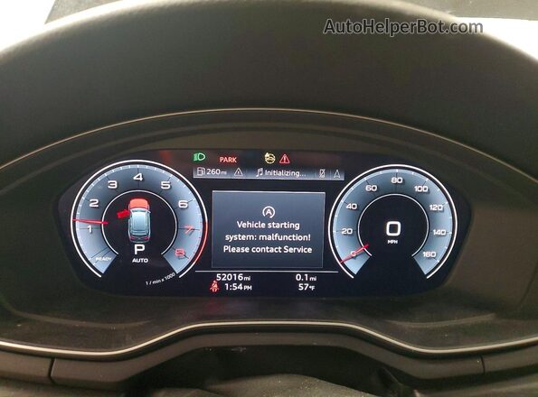 WA18AAF44MA017877 2021 AUDI A4 Black Vista del cuadro de instrumentos