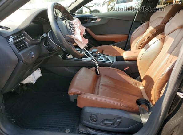 WA18AAF48MA010415 2021 AUDI A4 Black Front interior view