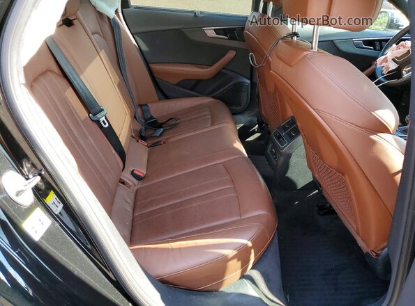 WA18AAF48MA010415 2021 AUDI A4 Black Rear seats view