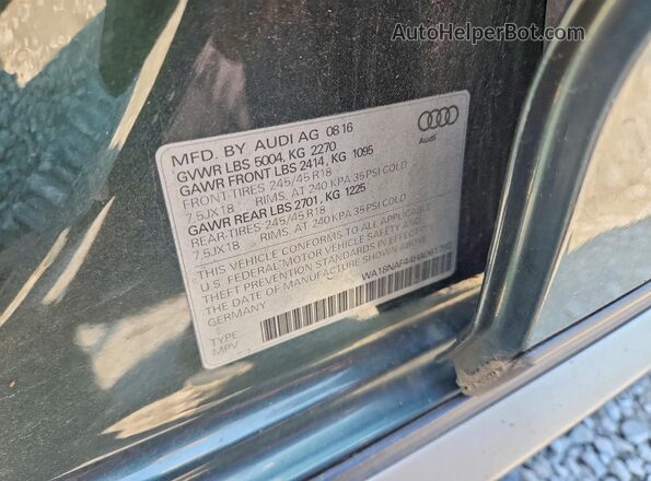 WA18NAF44HA061792 2017 AUDI A4 Green 
