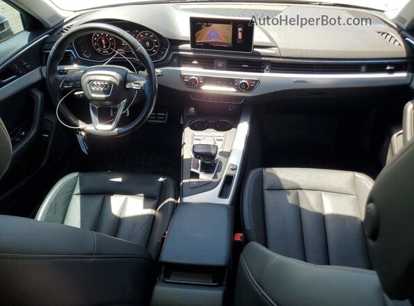 WA18NAF49HA037228 2017 AUDI A4 White Dashboard view