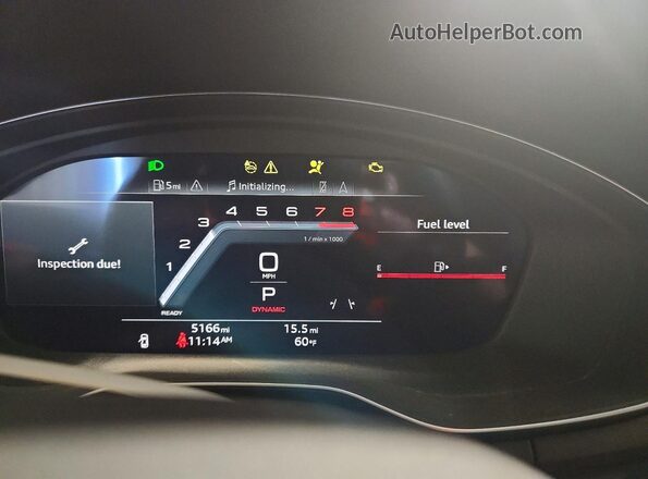 WA19AAF40PA023670 2023 AUDI OTHER Black Vista del cuadro de instrumentos