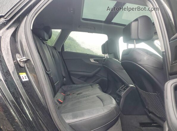 WA19NAF4XJA189898 2018 AUDI A4 Black უკანა სალონის ხედი