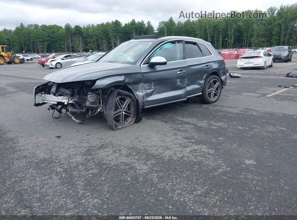WA1A4AFY1J2054838 2018 AUDI SQ5 Gray Vista tres cuartos delantera izquierda