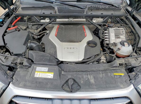 WA1A4AFY1J2199362 2018 AUDI SQ5 Charcoal ძრავის განყოფილების ხედი