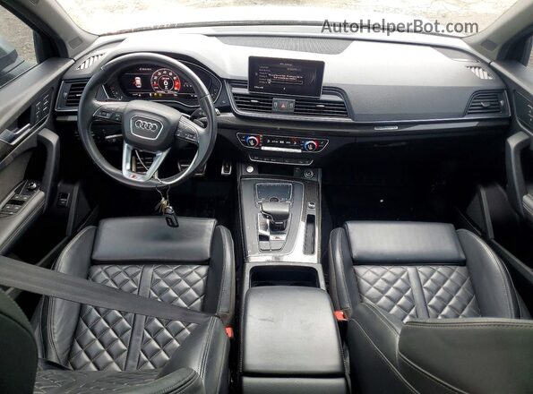 WA1A4AFY1J2199362 2018 AUDI SQ5 Charcoal წინა პანელის ხედი