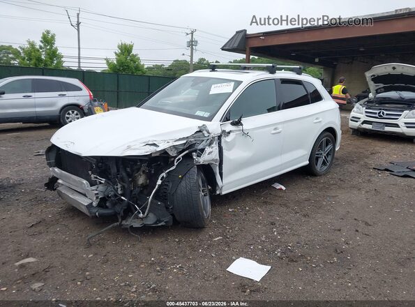 WA1A4AFY6L2015746 2020 AUDI SQ5 White Առջևի ձախ երեք քառորդ տեսարան