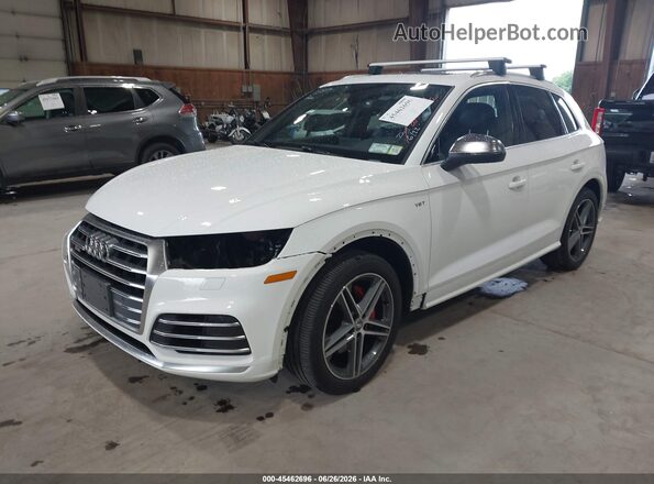 WA1A4AFY9J2212505 2018 AUDI SQ5 White წინა მარცხენა ხედი სამი მეოთხედიდან