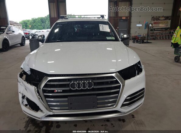 WA1A4AFY9J2212505 2018 AUDI SQ5 White ხელსაწყოთა პანელის ხედი