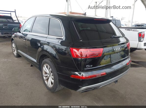 WA1AAAF71JD049644 2018 AUDI Q7 Black Trasero izquierdo