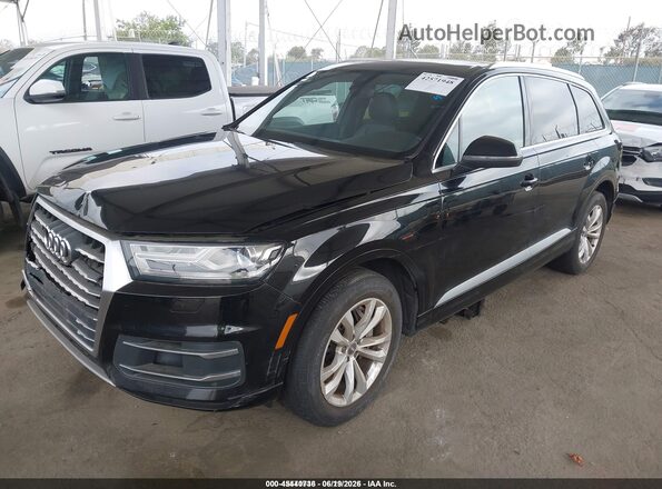 WA1AAAF71JD049644 2018 AUDI Q7 Black Vista tres cuartos delantera izquierda