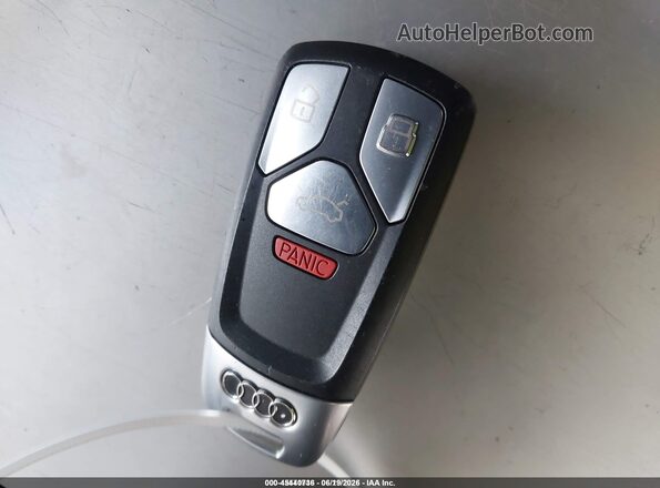 WA1AAAF71JD049644 2018 AUDI Q7 Black Vista de la etiqueta del VIN