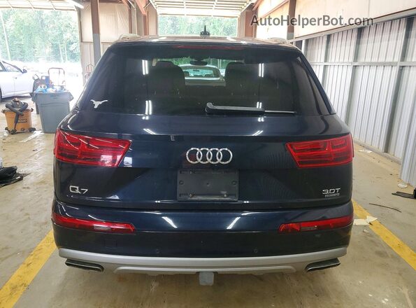 WA1AAAF75HD009318 2017 AUDI Q7 Black 