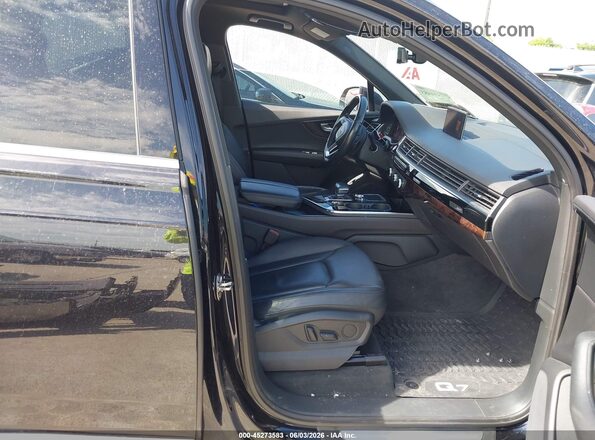 WA1AAAF75KD047848 2019 AUDI Q7 Black Widok wnętrza z przodu