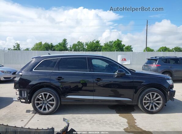 WA1AAAF75KD047848 2019 AUDI Q7 Black Widok wnętrza z tyłu