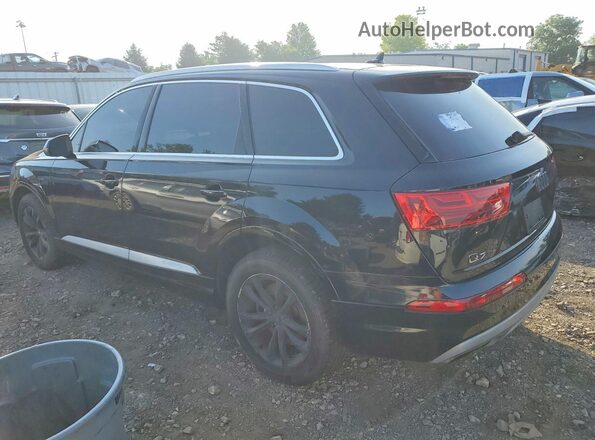 WA1AAAF76HD005049 2017 AUDI Q7 Black Trasero izquierdo