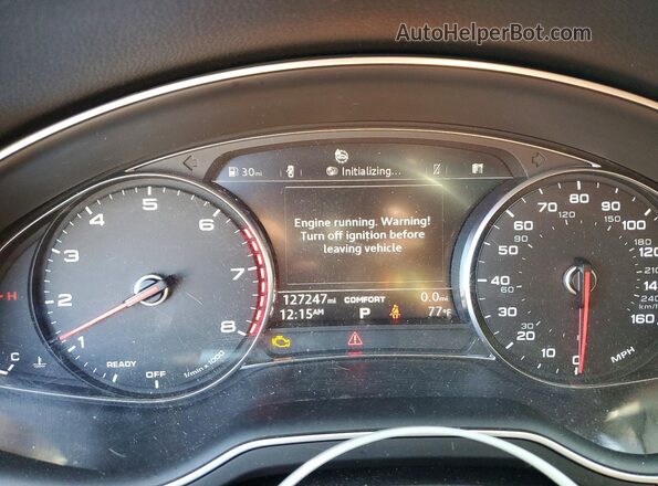 WA1AAAF76HD005049 2017 AUDI Q7 Black Vista del cuadro de instrumentos