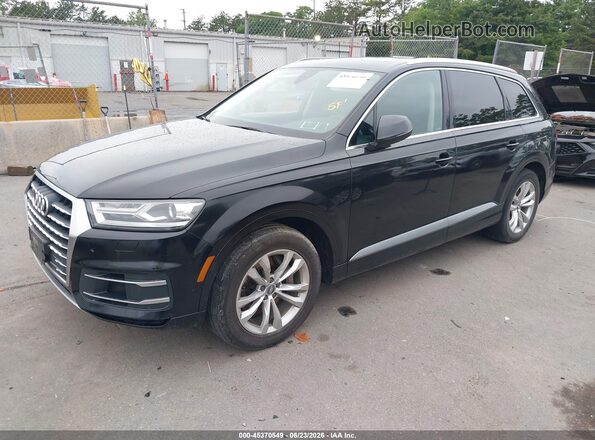 WA1AAAF76JD051101 2018 AUDI Q7 Black Передня ліва чверть