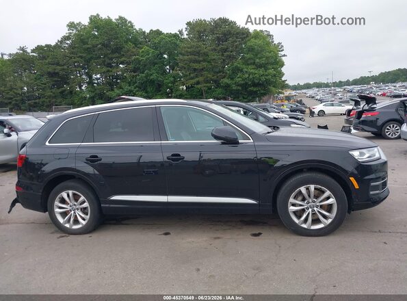WA1AAAF76JD051101 2018 AUDI Q7 Black Вид щитка приладів