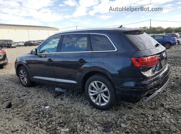 WA1AAAF77HD009109 2017 AUDI Q7 Black Задня ліва чверть