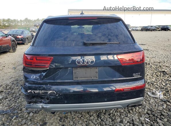 WA1AAAF77HD009109 2017 AUDI Q7 Black Вид ззаду