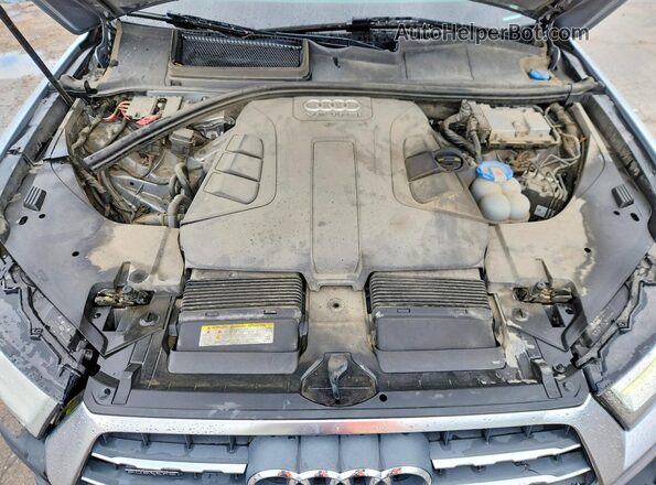 WA1AAAF78HD001066 2017 AUDI Q7 Silver ძრავის განყოფილების ხედი