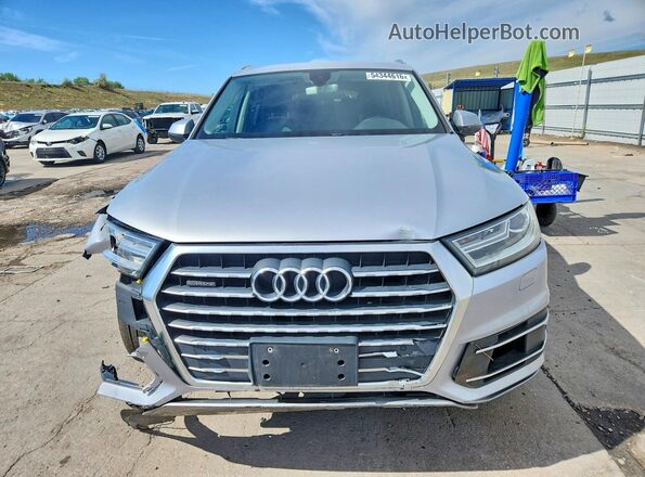 WA1AAAF78HD001066 2017 AUDI Q7 Silver წინა ხედი