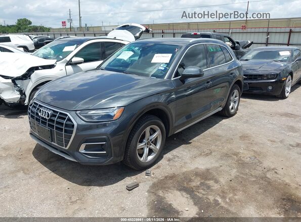WA1AAAFY1M2062855 2021 AUDI Q5 Gray Vista tres cuartos delantera izquierda