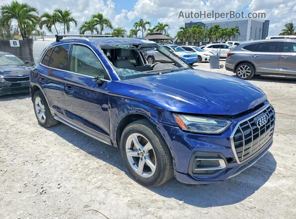 WA1AAAFY4M2102863 2021 AUDI Q5 Blue 
