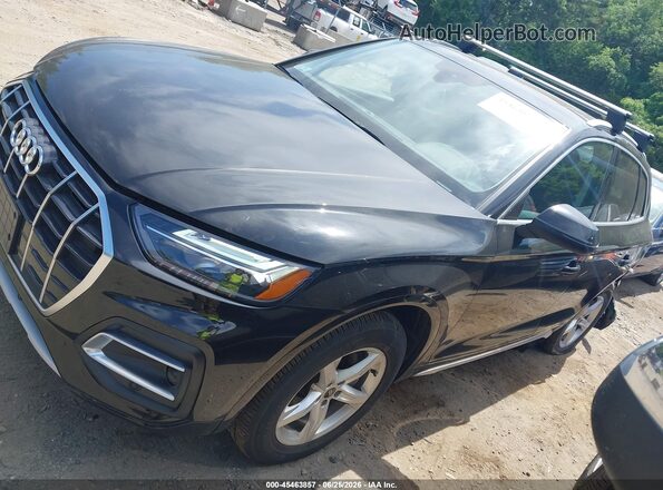 WA1AAAFY4M2111207 2021 AUDI Q5 Black წინა მარცხენა ხედი სამი მეოთხედიდან