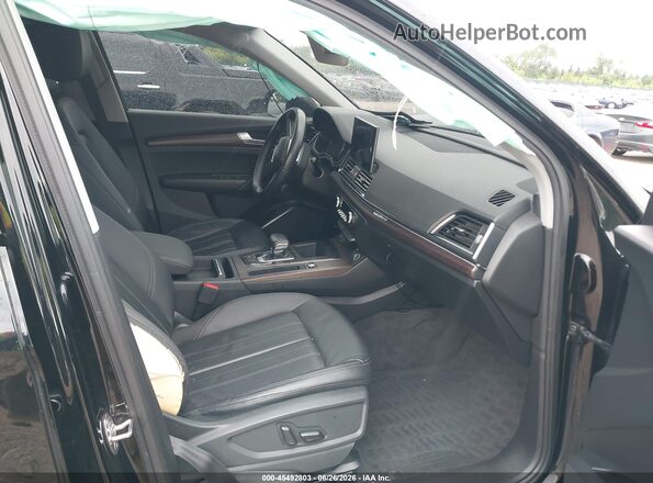 WA1AAAFY5M2086253 2021 AUDI Q5 Black Widok wnętrza z przodu