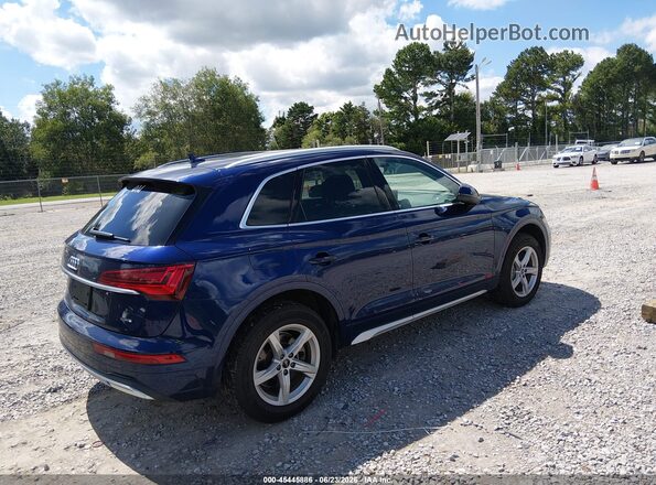 WA1AAAFY7M2027124 2021 AUDI Q5 Blue Rear right