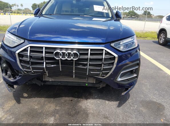 WA1AAAFYXM2024654 2021 AUDI Q5 Blue Front view