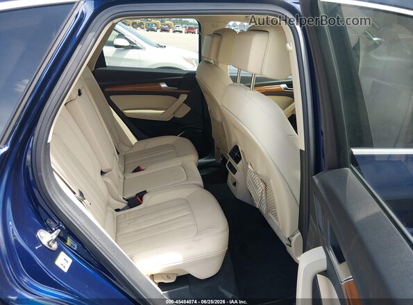 WA1AAAFYXM2024654 2021 AUDI Q5 Blue VIN sticker view