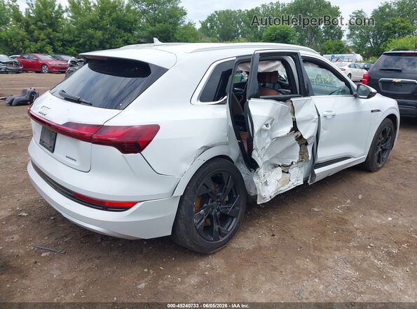 WA1AAAGE1MB003034 2021 AUDI E-TRON White Front view