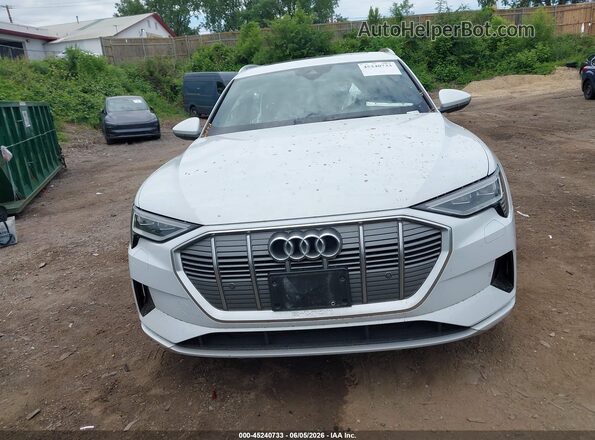 WA1AAAGE1MB003034 2021 AUDI E-TRON White Dashboard view