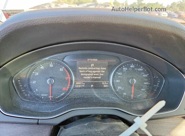 WA1ABAFY1P2143159 2023 AUDI Q5 White Սարքավորումների վահանակի տեսք