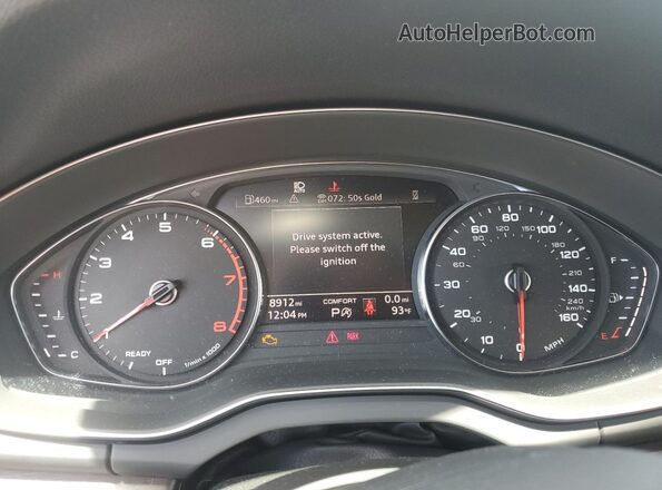 WA1ABAFY4P2096516 2023 AUDI Q5 Белый Вид щитка приборов
