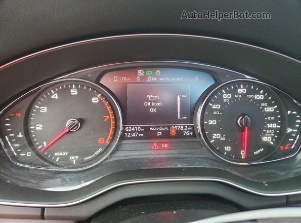 WA1ABAFY5P2168548 2023 AUDI Q5 Black Սարքավորումների վահանակի տեսք