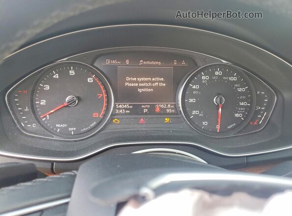 WA1ABAFY6P2044742 2023 AUDI Q5 Gray Instrument cluster view