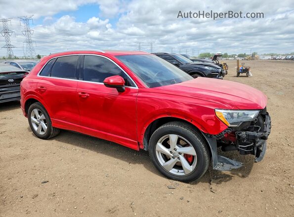 WA1AECF33L1103740 2020 AUDI Q3 Red წინა მარჯვენა