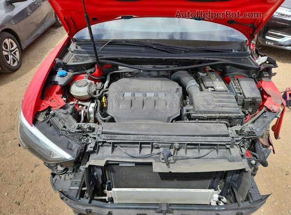 WA1AECF33L1103740 2020 AUDI Q3 Red უკანა სალონის ხედი