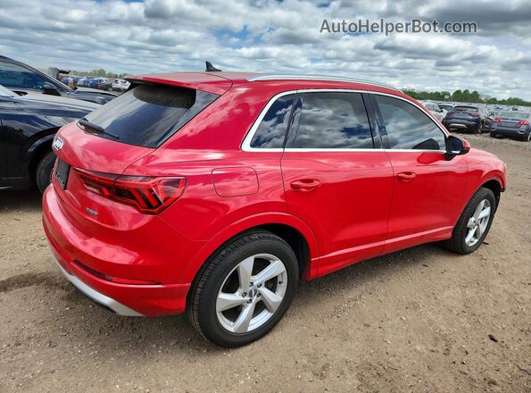 WA1AECF33L1103740 2020 AUDI Q3 Red უკანა მარჯვენა