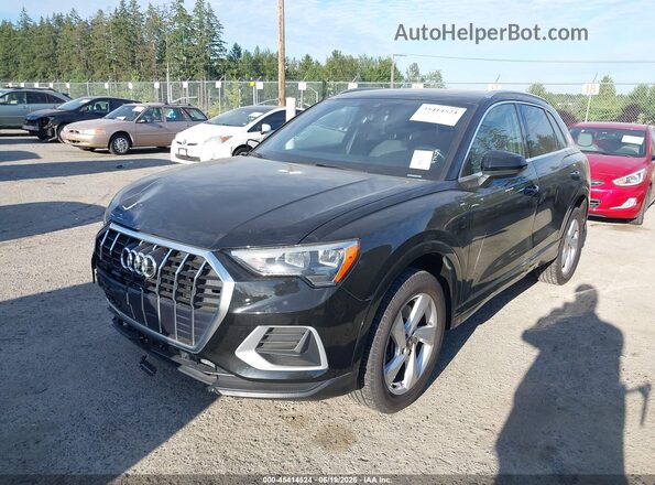 WA1AECF34L1023606 2020 AUDI Q3 Черный Передняя левая четверть