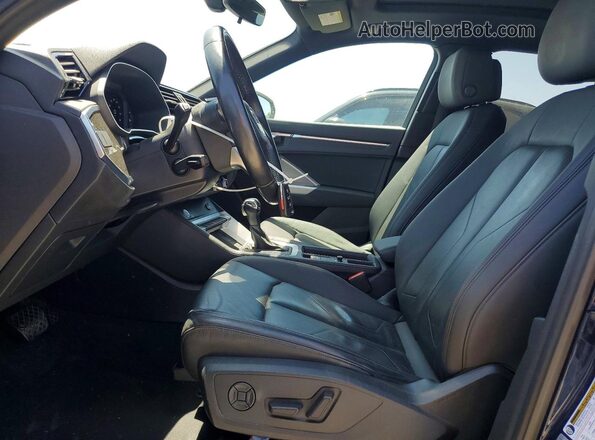 WA1AECF38L1029571 2020 AUDI Q3 Синий Вид салона спереди
