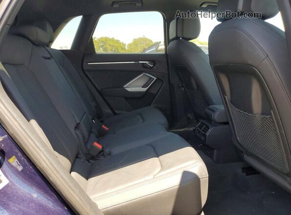 WA1AECF38L1029571 2020 AUDI Q3 Синий Вид задней части салона