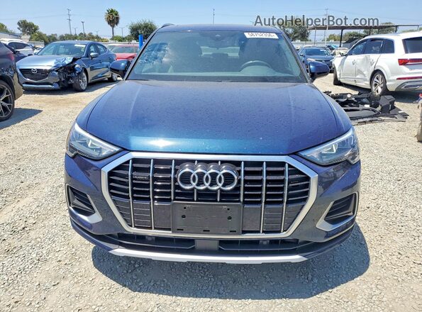 WA1AECF38L1029571 2020 AUDI Q3 Синий Вид спереди